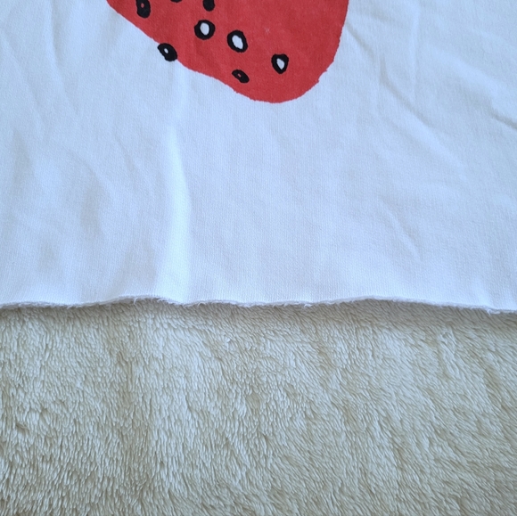 ✨️HP✨️ Levi's Cropped Smiling😊 Strawberry🍓 Hoodie - NWT - Picture 10 of 16